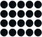 20 Stück Wabenblumenkugeln Party Wabenbälle Dekoration Papierblumenkugeln Seidenpapier Blumenbälle Pom Poms Ball für Babyparty, Geburtstag, Hochzeit, Heimdekoration (15,2 cm, schwarz)