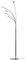 KHG LED-Bogenleuchte 5-flammig chrom Silber Kunststoff 20,0cm B x 200,0cm H Modern Urban Bogenleuchte