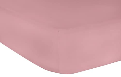 Mr.Sandman Elastan Classic Spannbetttuch Mattrose Größe 90-100x200-220cm