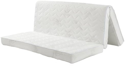 Vente-unique-Matratze für Schlafsofa Klappsofa - 140 x 190 cm - Kaltschaum mit Aloe Vera - 1 Zone - Härtegrad 2 - Stärke 12 cm - Fiesta von NATUREA