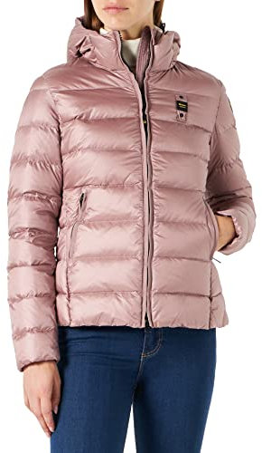 Blauer Giubbini Corti Imbottito Piuma Giacchetto, 505NA Rosa Cameo Scuro INT. Vinaccia, L Donna