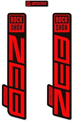 Adesivi compatibili con forcella bici Rock Shox Zeb Ultimate 2021