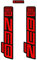 Autocollants compatible avec de fourche de vélo Rock Shox Zeb Ultimate 2021
