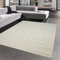 CARPETIA Schlichter Orientteppich mit modernem Design | pflegeleicht | Creme, 200 x 290 cm