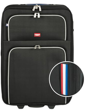Princess Traveller Barcelona Dutch Design, Reisekoffer, 65 cm, Schwarz