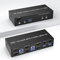 USB 3.0 HDMI Dual Monitor KVM Switch 2 Port, 4K@60Hz HDMI KVM Switch für 2 Computer teilen sich 2 Monitore und 3 USB 3.0 Ports, Audio Mikrofon Ausgang