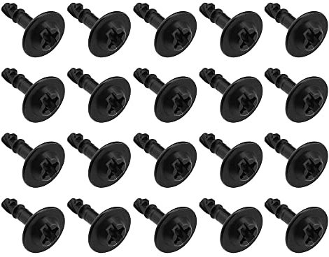 LONGHAO 20 pcs Unterboden Schraube,Auto Unterboden Schrauben,Unterboden Schutzleiste,Unterbodenschrauben Ersatz,Praktische Teile FüR Auto,Die Zur Befestigung Von Auto Verkleidungen