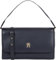 Tommy Hilfiger Damen Schultertasche Klein, Blau (Space Blue), Einheitsgröße
