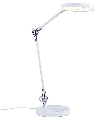 Paulmann 79884 LED Schreibtischleuchte Numis Qi White Switch 1000lm 11W Weiß Tischleuchte