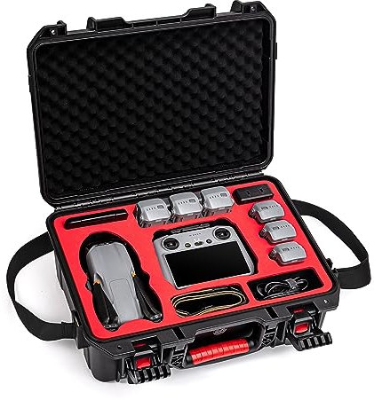STARTRC Air 3 Hard Case Waterproof Carrying Case for DJI Air 3 Fly More Combo with DJI RC2 / RC-N2 Controller,Drone Accessories