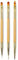 Sularpek Pinsel für Gelnägel, 3 Stück Nagel Pinsel, Doppel-Ende Nageldesign Pinsel, Multifunktionale Fineliner Pinsel Nailart DIY Nail Art Design