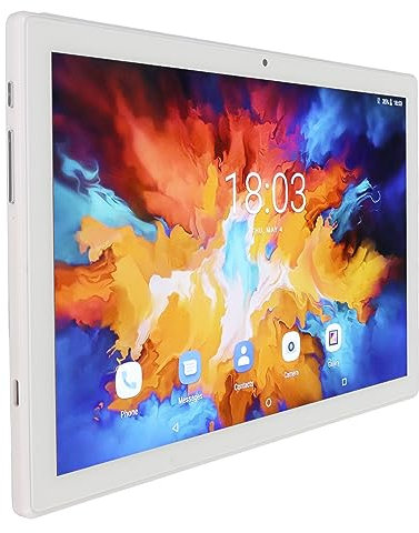 Haofy Tableta de HD, Tableta de la Oficina de la CPU de la Base de Octa 10,1 Batería 4G LTE 5G WiFi de la Pulgada 8800mAh para el Viaje (Enchufe de la UE)