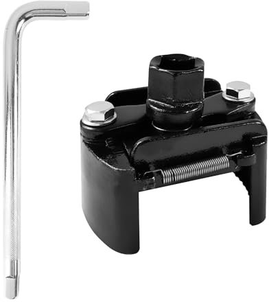 QUVBKZ Chiave Filtro Olio 12.5 mm (1/2), Viene Fornito con Chiave per Asta Piegata 1/2, 60-80 mm Chiave per Filtro Olio Attrezzi Officina Meccanica Auto, per Auto e Moto