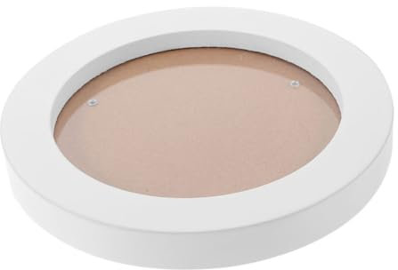 Garneck Bilderrahmen aus Holz Fotorahmen aus Holz hängender Fotorahmen runder bilderrahmen wandverkleidung Showregal Hochzeitsdekoration Rahmen für Wandmalerei runden Weiß