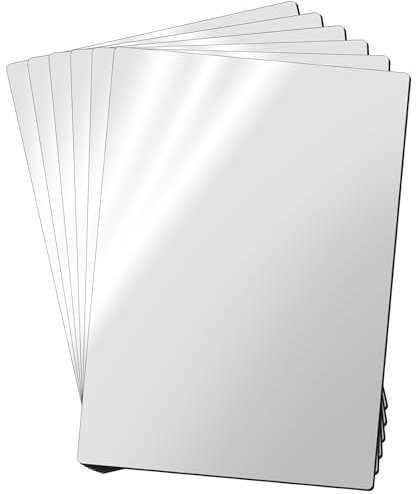 LLPT Papier Imprimable Magnétique 6 Feuilles Papier Magnétique Brillant pour Imprimante à jet d'encre Film Magnétique pour Réfrigérateur pour Photos Panneaux Artisanaux DIY 21CMx30CM (MSP8311706LM)