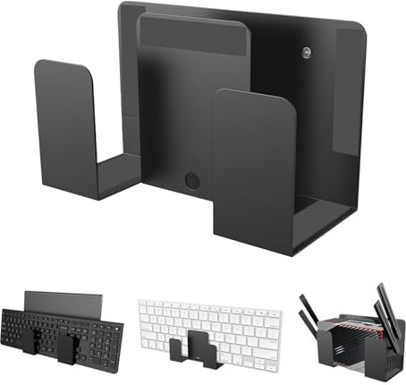 BigKing Computer Keyboard Wall Mount, Laptop Tablet Keyboard Wall Mount, Wall Mounted Tablet Holder for Keyboard, Mouse, Reader, Tablet