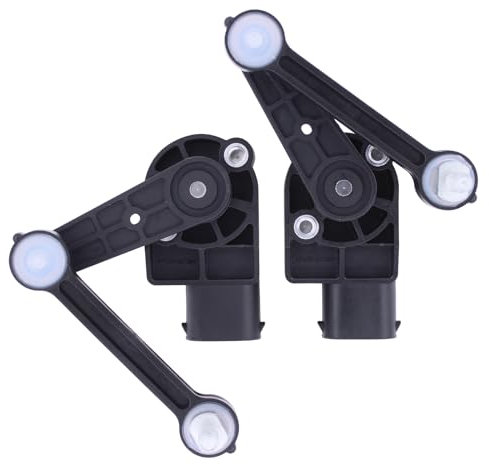 Niveausensor Xenon Scheinwerfer Höhensensor Leuchtweitenregulierung Niveauregulierung Leuchtweitensensor Luftfederung Sensor mit Gestänge hinten links rechts für Touareg 7L 2004-2010 Q7 4L 2006-2015