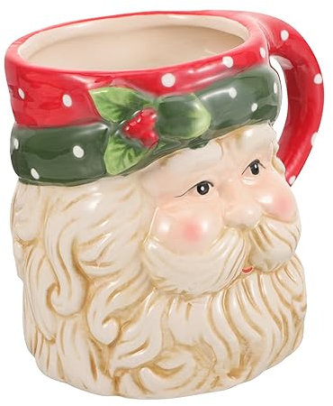 RORPOIR Christmas Water Cup Santa Claus Mugs Santa Coffee Mugs Xmas Christmas Water Large Coffee s s Nutcracker Thermal Cup Cups Ceramics