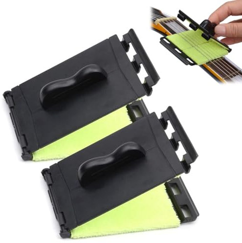 EIH1 2 Pezzi Pulitore per corde per chitarra pulizia tastiera accessori per chitarra manutenzione strumenti musicali pulizia corde per chitarra elettrica basso mandolino ukulele