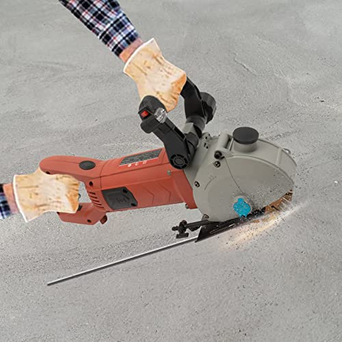 Betonsäge Elektrische Steinsäge 4800W, Elektrische Wandfräse 6200RPM, Wand Groove Schneidemaschine Stoßmaschine, Nassschneider Pflastersteine mit 5 Sägeblätter