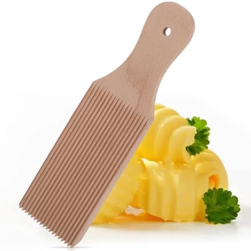 AOZUO Gnocchi Brett, Nudelbrett Pasta Zubehör Pasta Maker Nudelholz Natürlichem Buchenholz Paddel Garganelli Makkaroni Nudelmaschine Cavarola Rolle Spätzlebrett Für Nudelbesteck Italienische