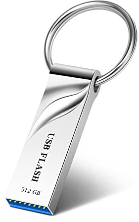 Ruoray USB Flash Drive 512GB USB Stick Metal Memory Stick 3.0 USB Drive Waterproof Pen Drive Thumb Drive Data Storage for Computer Tablet Laptop