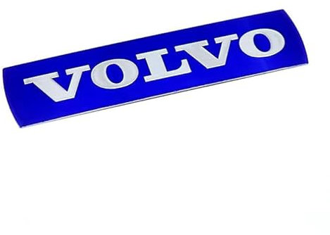 luguanglian Ersatz-Metallembleme für Volvo V40 Kühlergrill – Blaue und Schwarze Aufkleber, Perfekt zur Aufwertung oder Reparatur Ihres Fahrzeugfrontdesigns,S-Blue