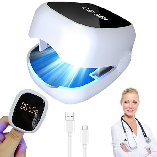 Rppiup 2025 Upgrade Nail Fungus Laser Device, 9.0 NewUpgrade, 21-day Fast-acting, Nail Fungus Treatment for Toenail Finger Nail infection,950nm Infrared 500nm Fingernails