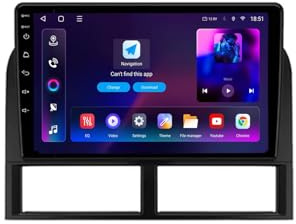 9 Pollici Android 13 Autoradio per Jeep Grand Cherokee II WJ 1998-2004 Navigazione GPS Touch screen con Bluetooth SWC FM RDS Radio AHD 4G/WIFI DVR Ventola di raffreddamento(8+256G)