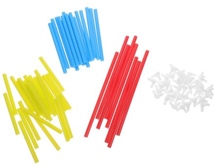 QUMIIRITY Building Blocks Construction Toy Set for Kids, Engineering Connector Building Toys for Early Development and Stem Learning, Cube and Cuboid Frame Model Tubes Educational Kit