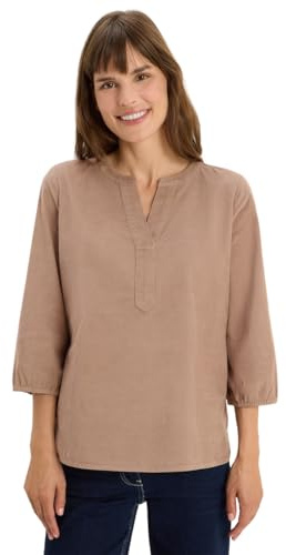 Cecil Damen Split Neck Cordbluse