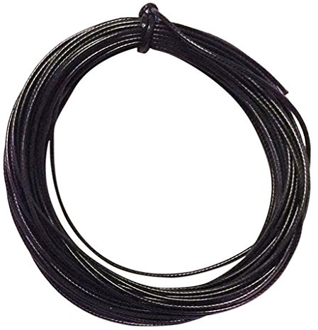 Gcljlmy Filo di nylon per gioielli e artigianato, 2 mm, 10 m, nero, 2 mm x 10 m