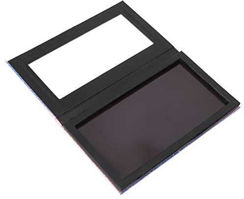 OPPWONG Palette per Trucco Vuota per Ombretti Palette Magnetica Professionale Fai-te Esposizione Perfetta per Viaggi e Uso Quotidiano con Specchio per Appassionati di Bellezza, Donne, 7,3 X 4,1