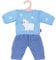 Heless 1934 - Bekleidungs-Set für Puppen, 2 teilig, Pullover Eisbär mit Jeans, hellblau, Größe 28 - 35 cm