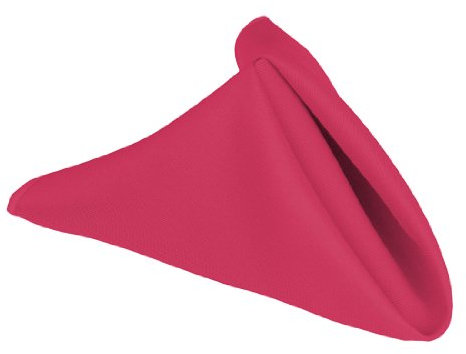 LinenTablecloth Polyester-Servietten, 50,8 cm, Fuchsia