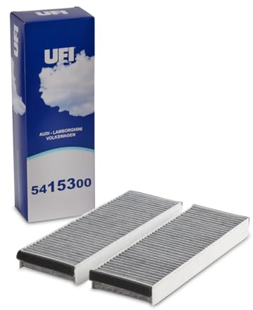 UFI Filters, Filtro de Habitáculo de Carbón Activo 54.153.00 | de Recambio, Apto para Coches, Apto para Modelos Audi, Lamborghini y Volkswagen