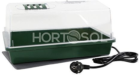 HORTOSOL 20w Mini serre de bouturage chauffante électrique 37,5x24x19 cm