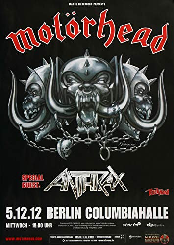 Motörhead - The Wörld is Ours, Berlin 2012 » Konzertplakat/Premium Poster | Live Konzert Veranstaltung | DIN A1 «