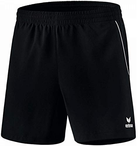 Erima Herren Shorts Tischtennis, schwarz/weiß, S, 1090703