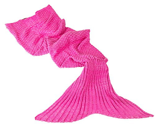 OOTB Kuscheldecke, Meerjungfrau, Polyacryl, Rosa, 44 x 24 x 6.7 cm