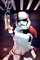 Star Wars - The Last Jedi - Executioner Trooper - Poster Plakat Druck - Größe 61x91,5 cm + 2 St Posterleisten Kunststoff 62 cm transparent