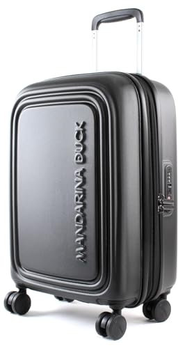 Mandarina Duck LOGODUCK + Trolley Cabin EXP Black (Schwarz) 35x55x23/26(BxHxB)