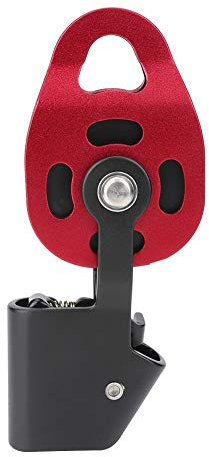 Kletterscheibe 4KN Aluminium Hochleistung Klettern Seilrolle Einzelseil Rolle Kletterscheibe für 8-12mm Seil