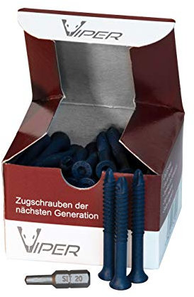 MULTIPICK Zugschraube Schlüsseldienst - [5.5 x 48 mm] Ziehschraube Türöffnung - Zylinder Zieher Schrauben Set - Schloss Schraube Türzylinder - Zugschrauben Glocke - 50 Stück