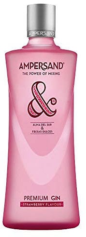 GINEBRA STRAWBERRY AMPERSAND 70CL (6 BOTELLAS)
