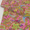 TOLKO 1m Modestoff | Dekostoff universal Stoffe zum Nähen Meterware Dekorieren | Blickdicht, knitterarm | 150cm breit Bekleidungsstoffe Dekostoffe Vorhangstoffe Basteln Patchwork (Pink Paisley)