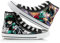 Zhongkaihua Unisex My Hero Academia Canvas Shoes High-Top Shoes Boku No Hero Academia Izuku Midoriya Katsuki Bakugo Shoto Todoroki Cosplay Casual Lace Up Sneakers für Anime-Fans