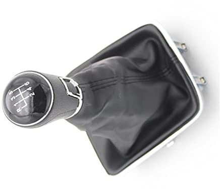 MCHNB Für VW Für Tiguan 5N 2007 2008 2009 2010 2011 5/6 Gang Schaltknauf Level Schaltknauf Mit Gamasche Boot Schaltknäufe (Color : 6 Speed)