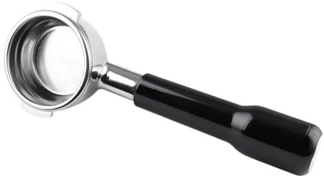 CAPFEI Bottomless Siebträger 58 mm, kompatibel mit E61 Gruppe, Rancilio/Expobar/Rocket Espressomaschinen, 2 Ohren 58 mm Siebträger, Filterkorb enthalten