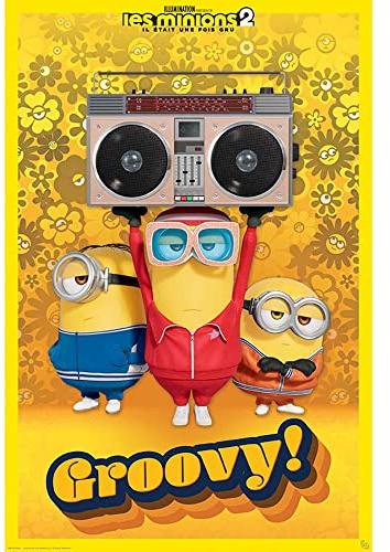 GB eye GBYDCO094 Minions Groovy Maxi-Poster 61 x 91,5 cm
